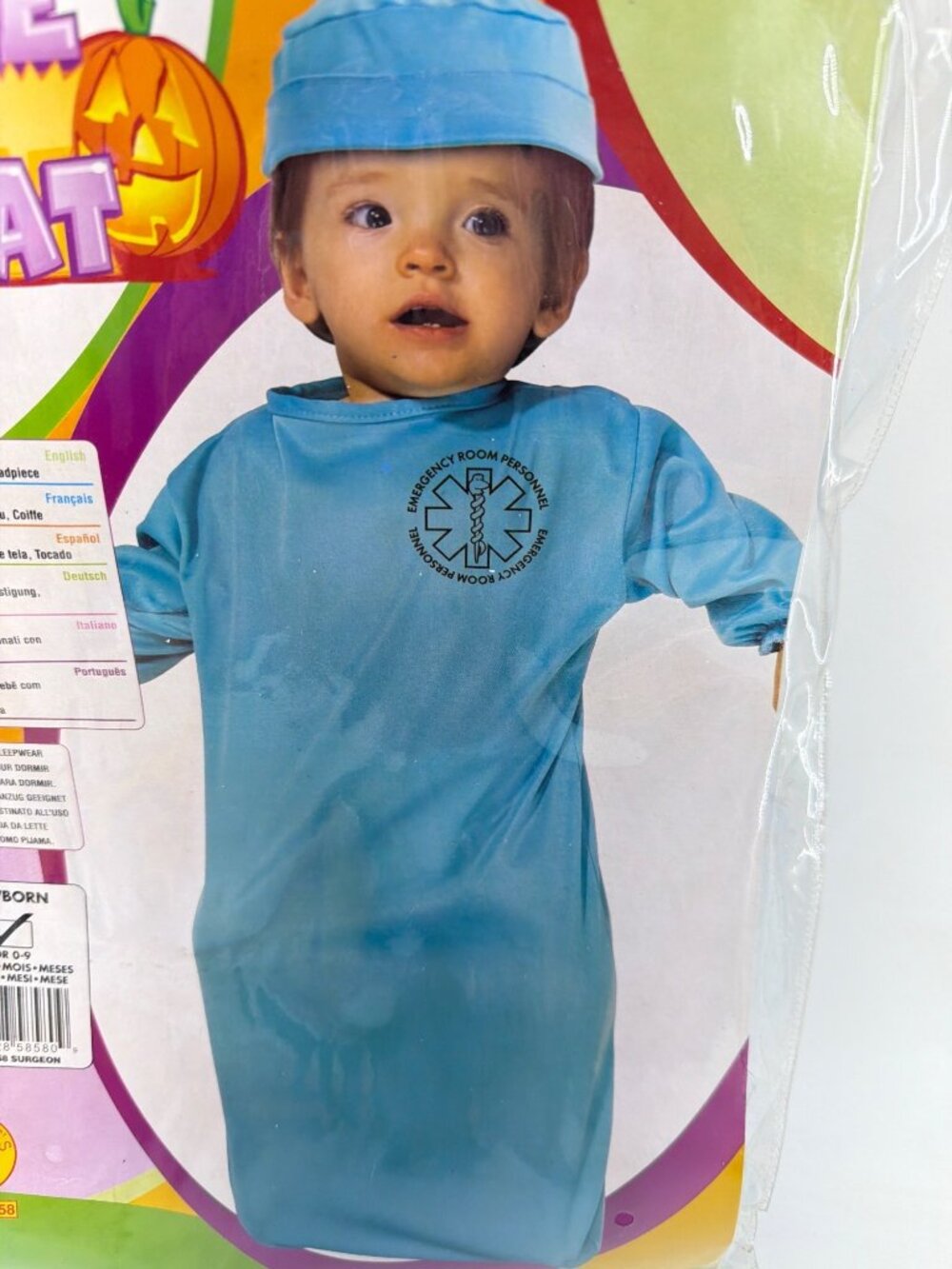 Rubies Doctor Baby Surgeon Halloween Costume Size Newborn 0-9 Months